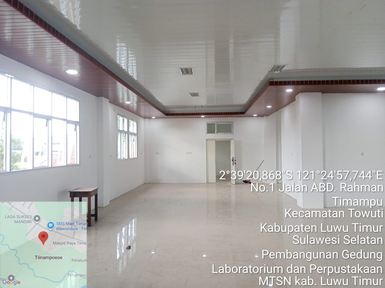Pembangunan Gedung Laboratorium dan Perpustakaan MTSN Kab. Luwu Timur